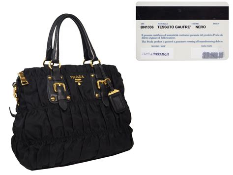 Prada BN1336 Black Tessuto Gaufre Large 2.